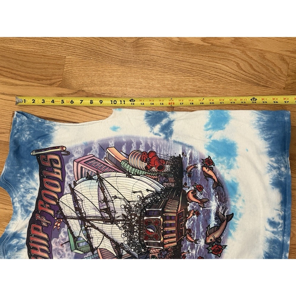 Vintage Grateful Dead Ship Of Fools Shirt Delta Pro Tag Cutoff Size XL 2001 - Picture 6 of 6